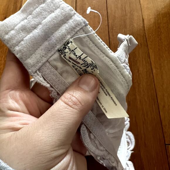 Free People Intimates Lilac Silver Evelina Lace Bralette Size S - Picture 6 of 6